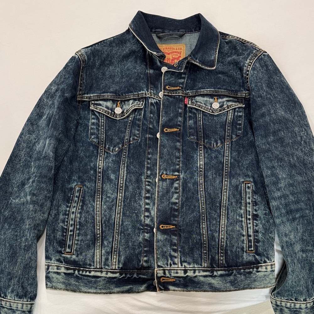Levi's Men's Dark Wash Denim Jacket